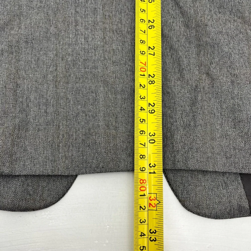Lauren Ralph Lauren Mens 44 Sport Coat Single Breasted Gray 2-Button Notch Lapel